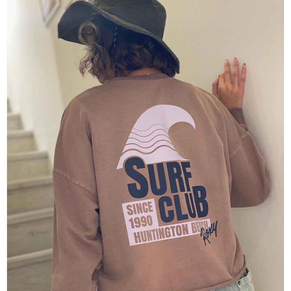 【OUTLET】SURF CLUB ROXY CROPPED クロップド 長袖 Tシャツ