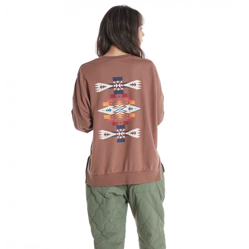 【OUTLET】【ROXY x PENDLETON】PULLOVER UVカット スウェット トップ