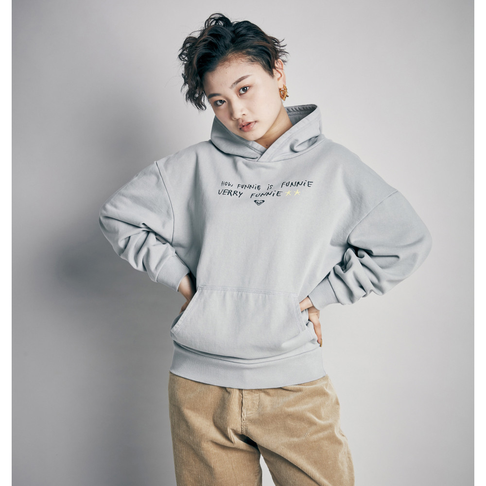 【OUTLET】【ROXY x MARK GONZALES】HOODIE ルーズフィット パーカー STATE