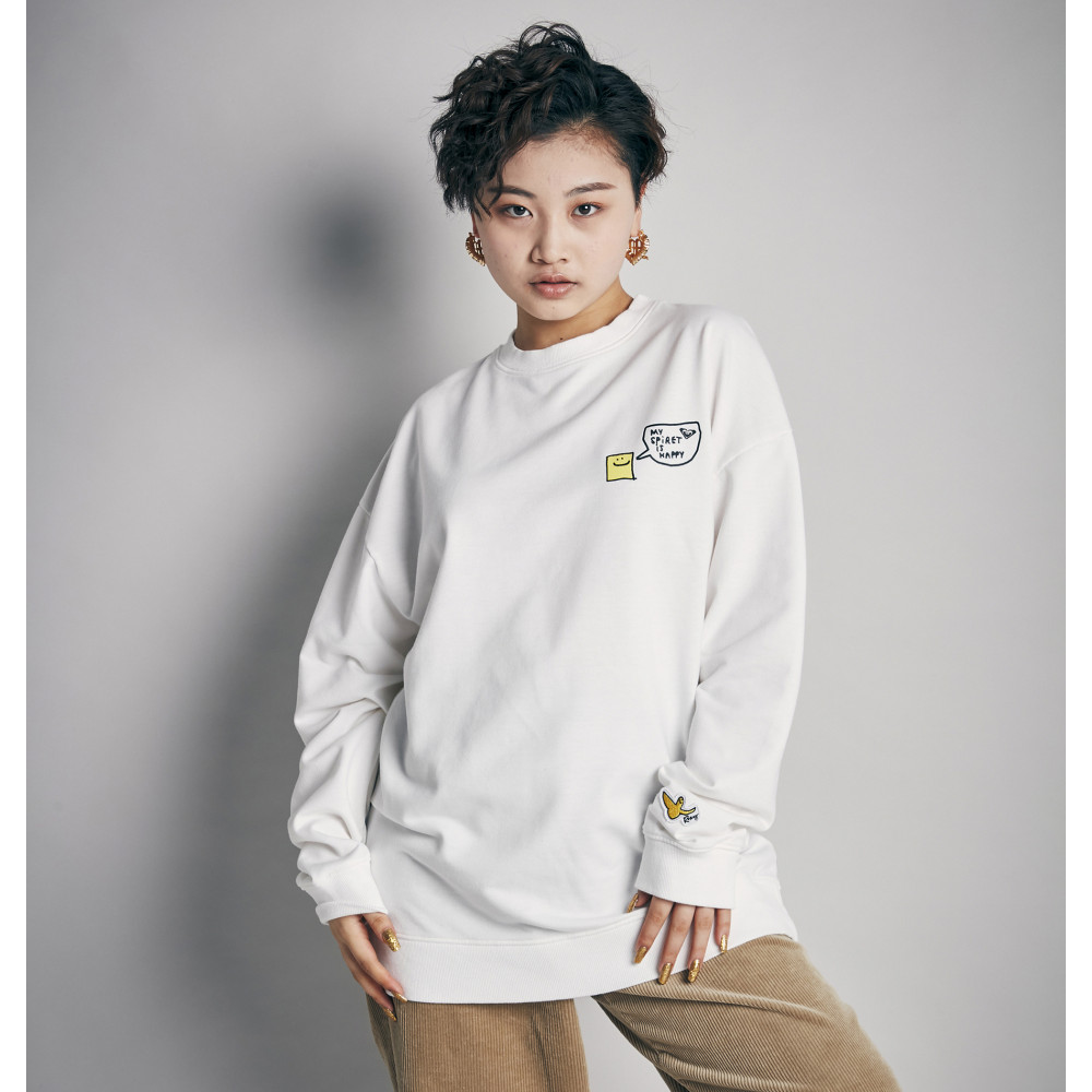 【OUTLET】【ROXY x MARK GONZALES】PULLOVER スウェット トップ STATE