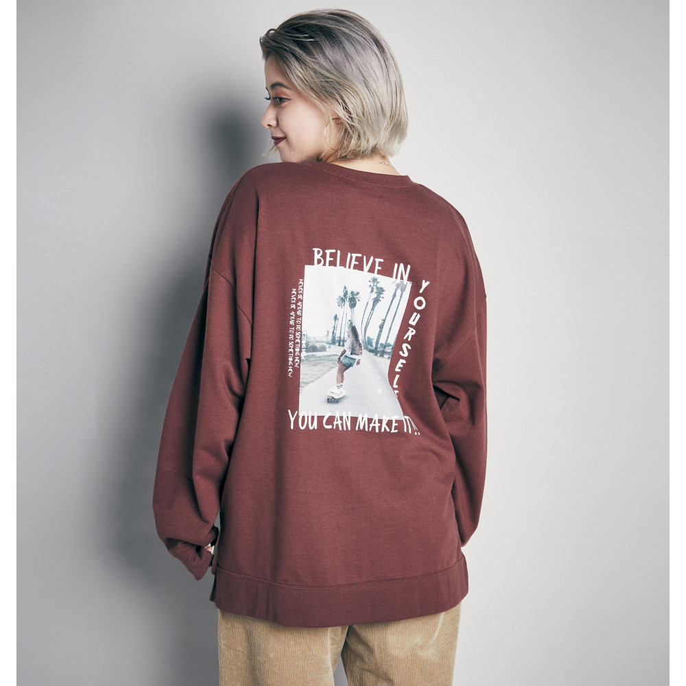 GRAPHIC PULLOVER スウェット トップ STATE