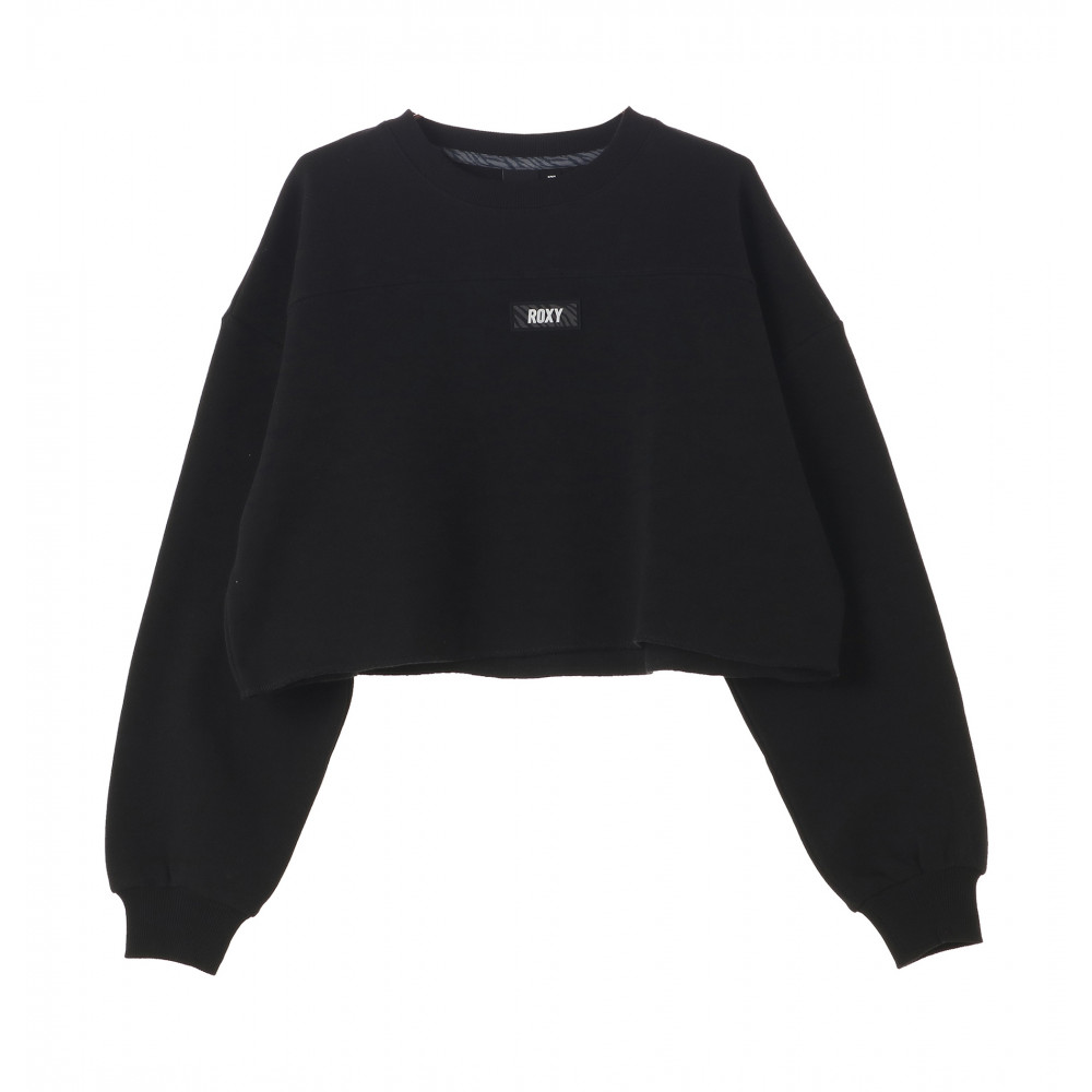 【OUTLET】CUT OFF PULL OVER スウェットクロップドトップ
