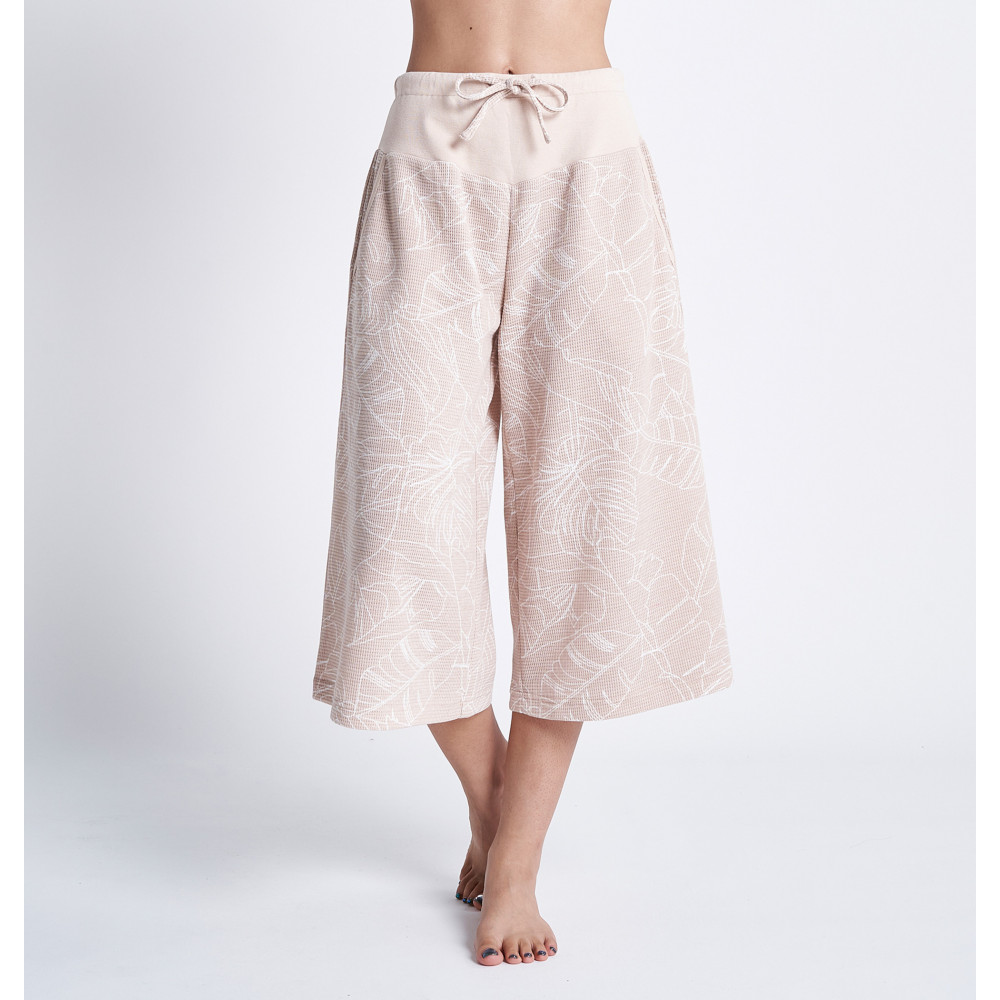 【OUTLET】UVカット ワイド パンツ YOGA AT HOME PANTS