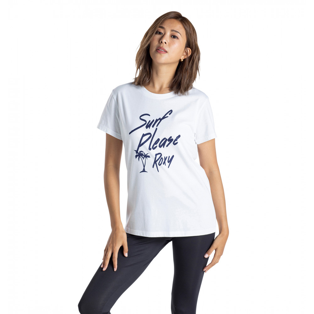 【OUTLET】Ｔシャツ SURF PLEASE ROXY