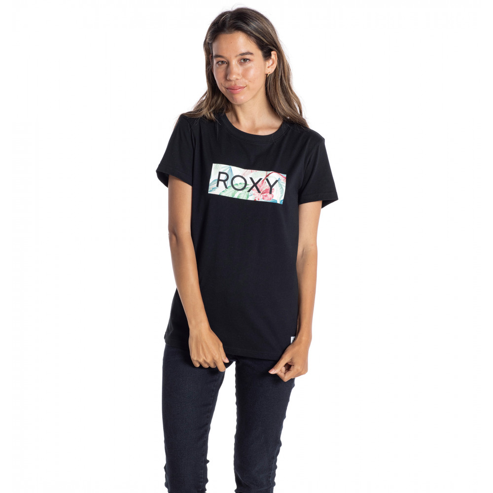 【OUTLET】HEALING BOTANIC ROXY ロゴ Tシャツ