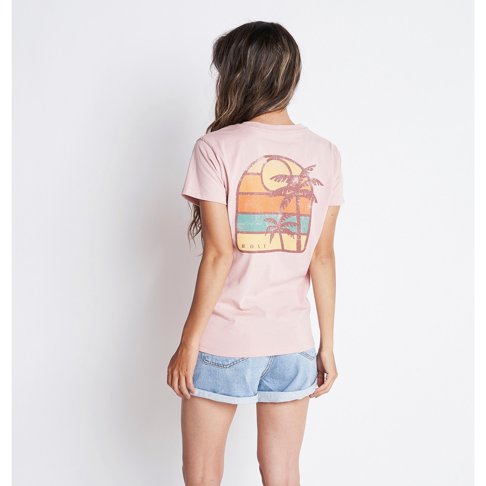 【OUTLET】SUNSET PALM バックプリント Tシャツ