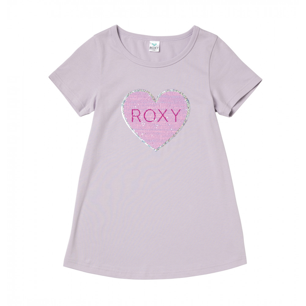 キッズ Tシャツ (100-150cm)MINI  HEART ROXY