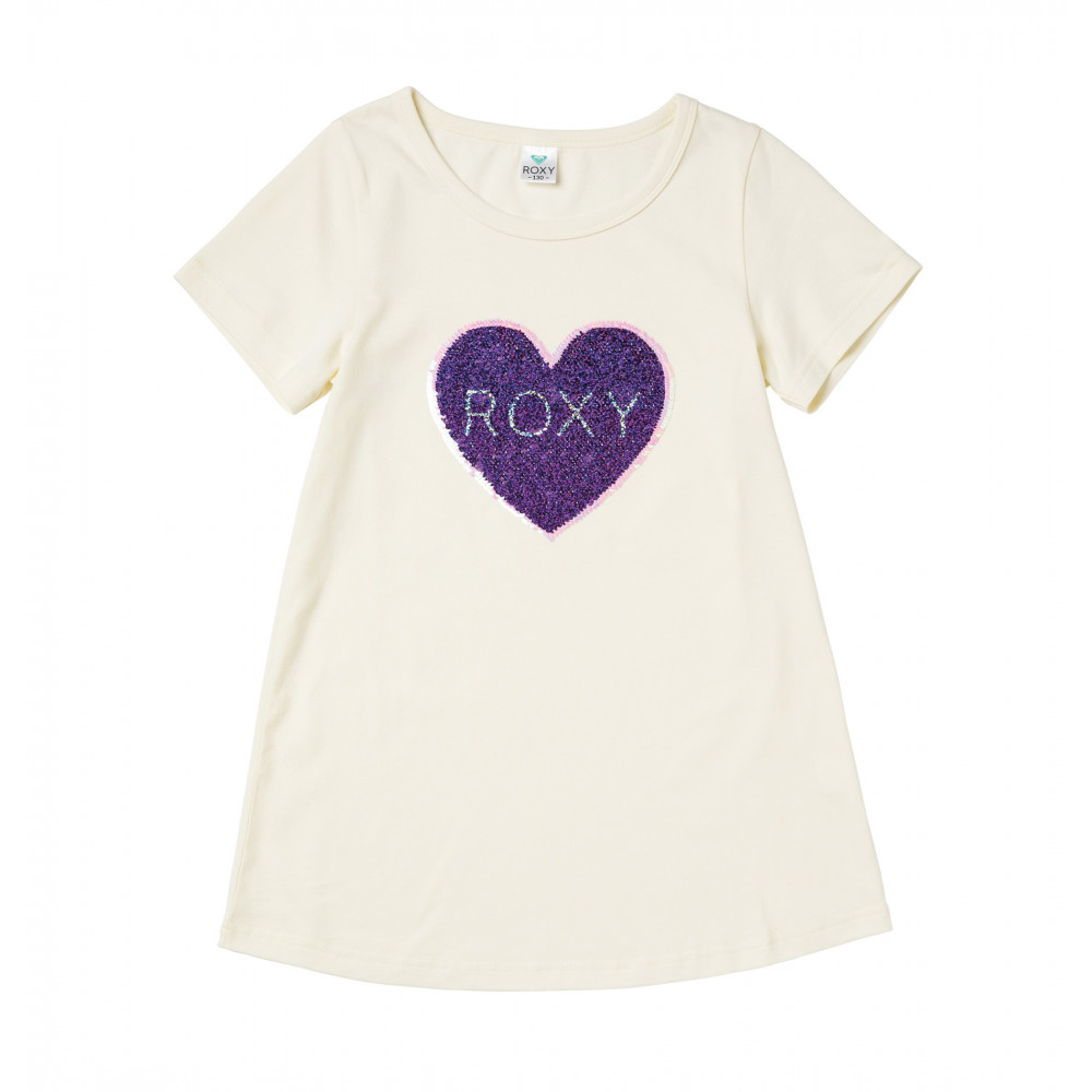 【OUTLET】キッズ Tシャツ (100-150cm)MINI  HEART ROXY