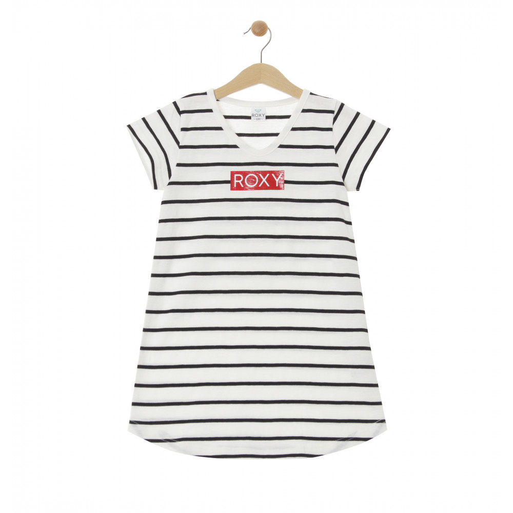 【OUTLET】MINI STRIPE BOX ROXY キッズ Tシャツ (100-150)