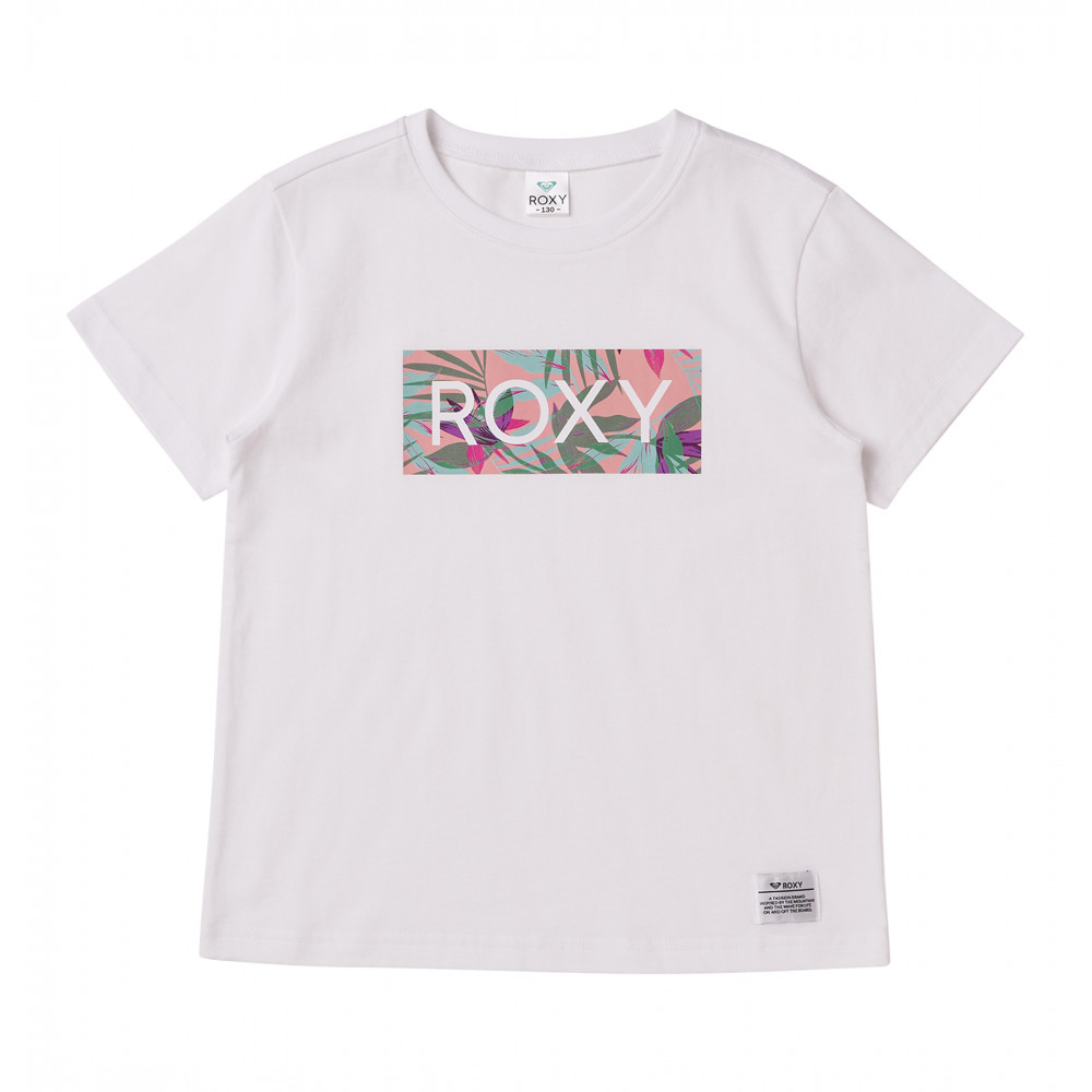 【OUTLET】MINI SHADE OF BOTANICAL  ROXY キッズ Tシャツ (100-150cm)