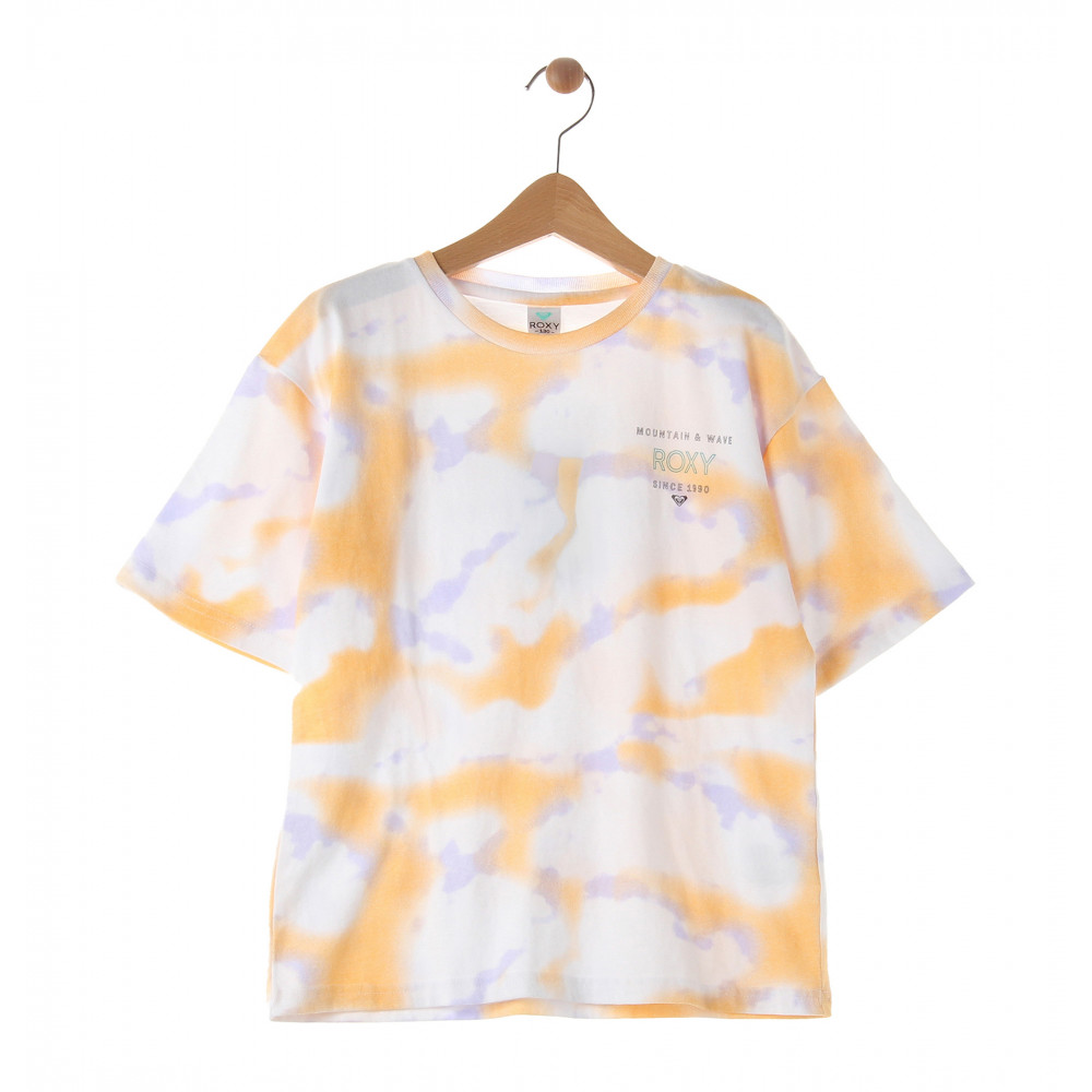 MINI MOUNTAIN & WAVES ROXY Tシャツ (100-150cm)