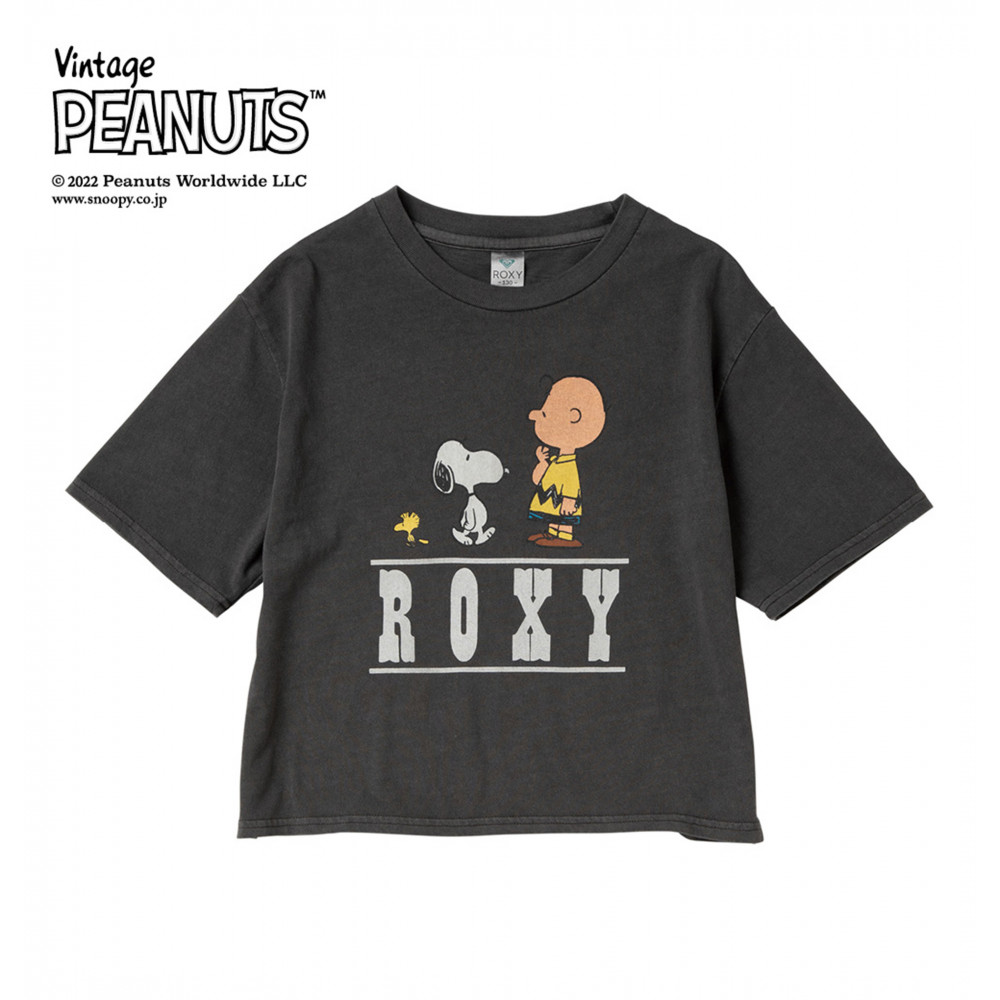 【OUTLET】キッズ 【Vintage PEANUTS】Tシャツ (100-150cm)PEANUTS RG CROPPED TEE