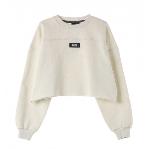 【OUTLET】CUT OFF PULL OVER スウェットクロップドトップ