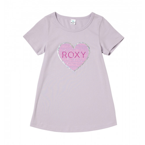 キッズ Tシャツ (100-150cm)MINI  HEART ROXY