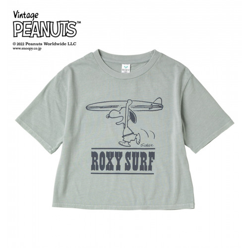 キッズ 【Vintage PEANUTS】Tシャツ (100-150cm)PEANUTS RG CROPPED TEE