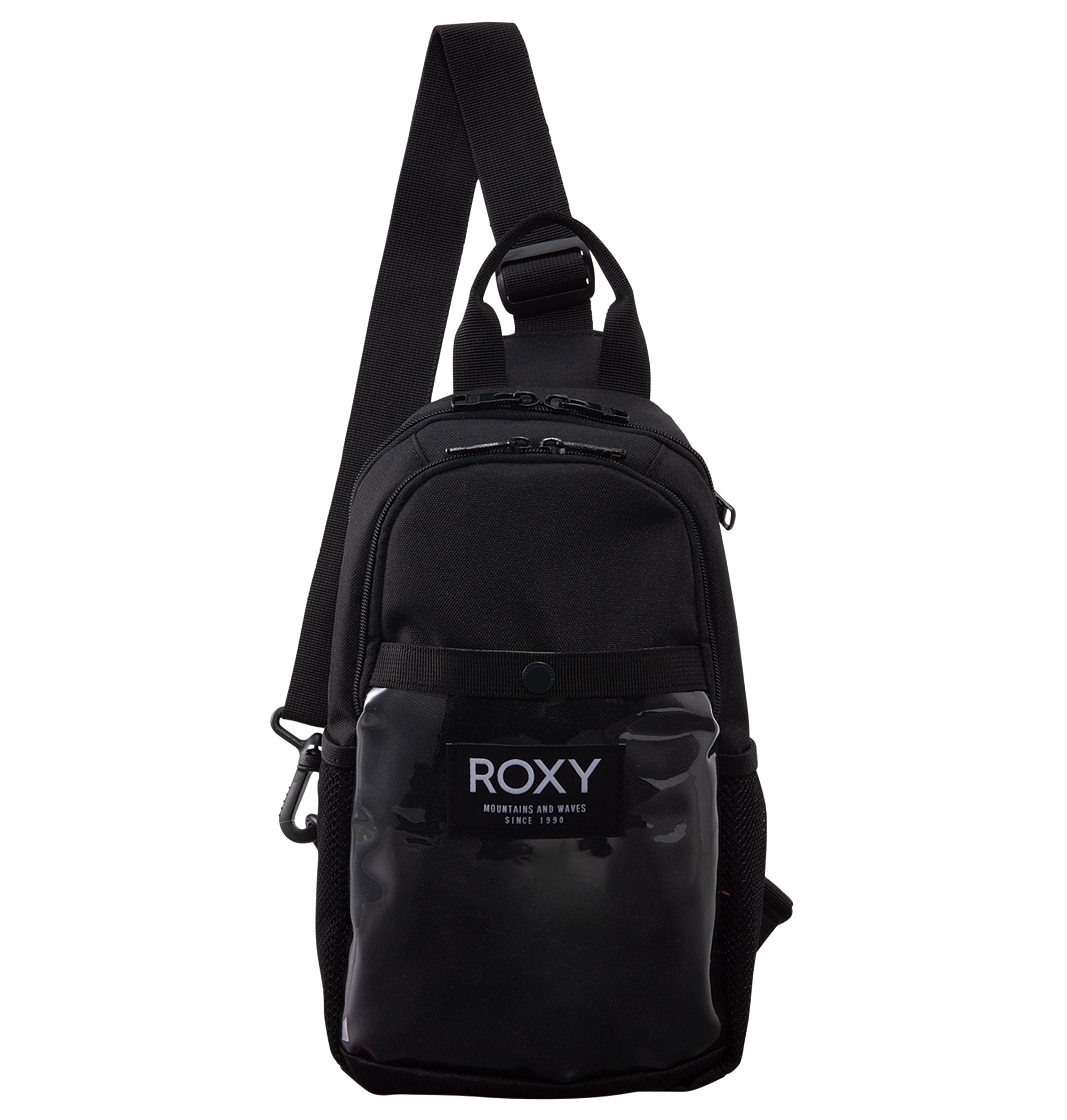 ＜Roxy＞BUTTER UP コンパクトなサイズながらマチやポケットがあり、安心感のある収納力が魅力的な斜めがけバッグ画像