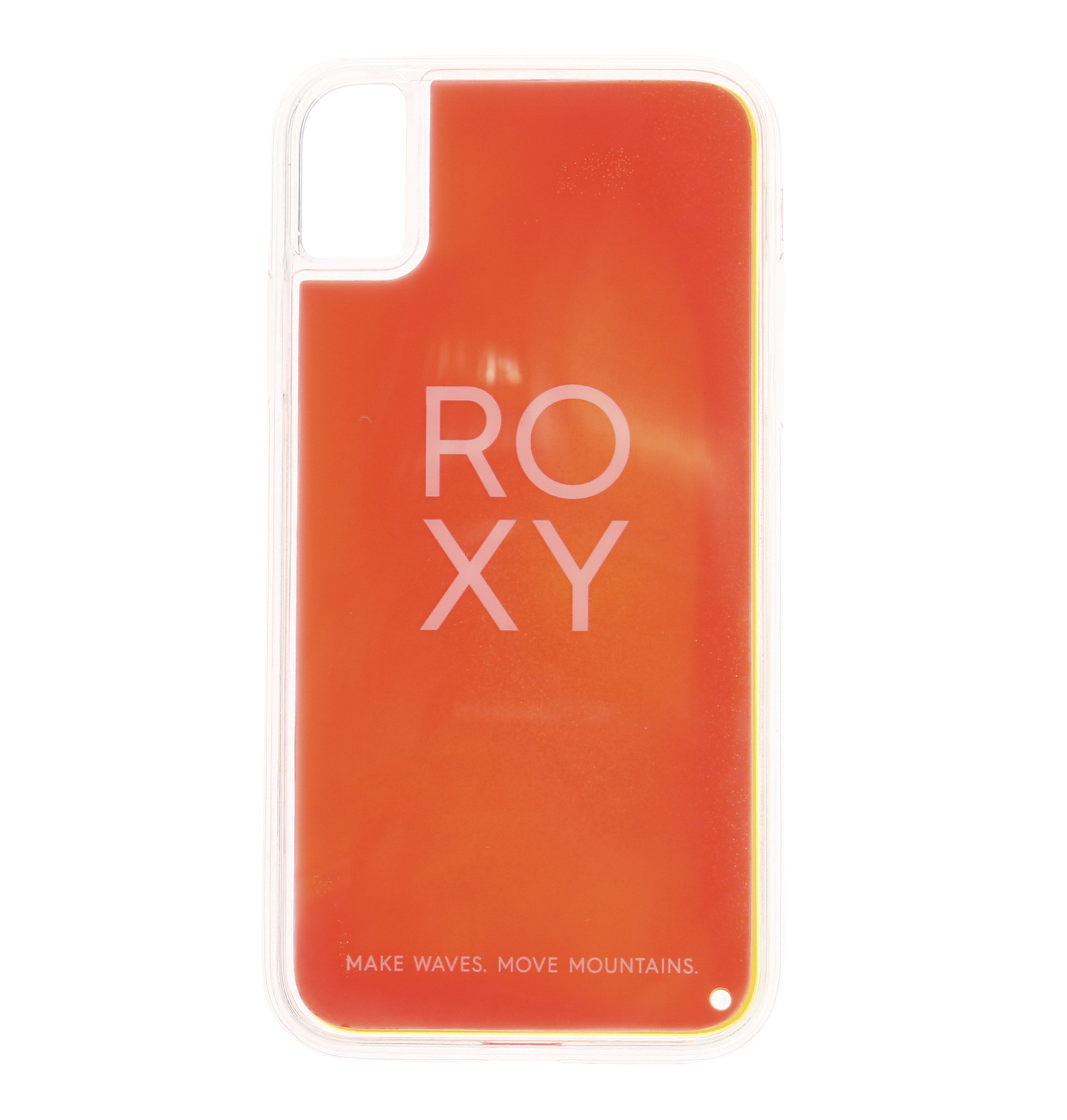 30%OFF！＜Roxy＞RX ネオンサンドＧＬ 傾けるたびに表情を変えるオレンジ×イエローのグラデーションが魅力のiPhoneXRに対応したネオンサンドスマホケース画像