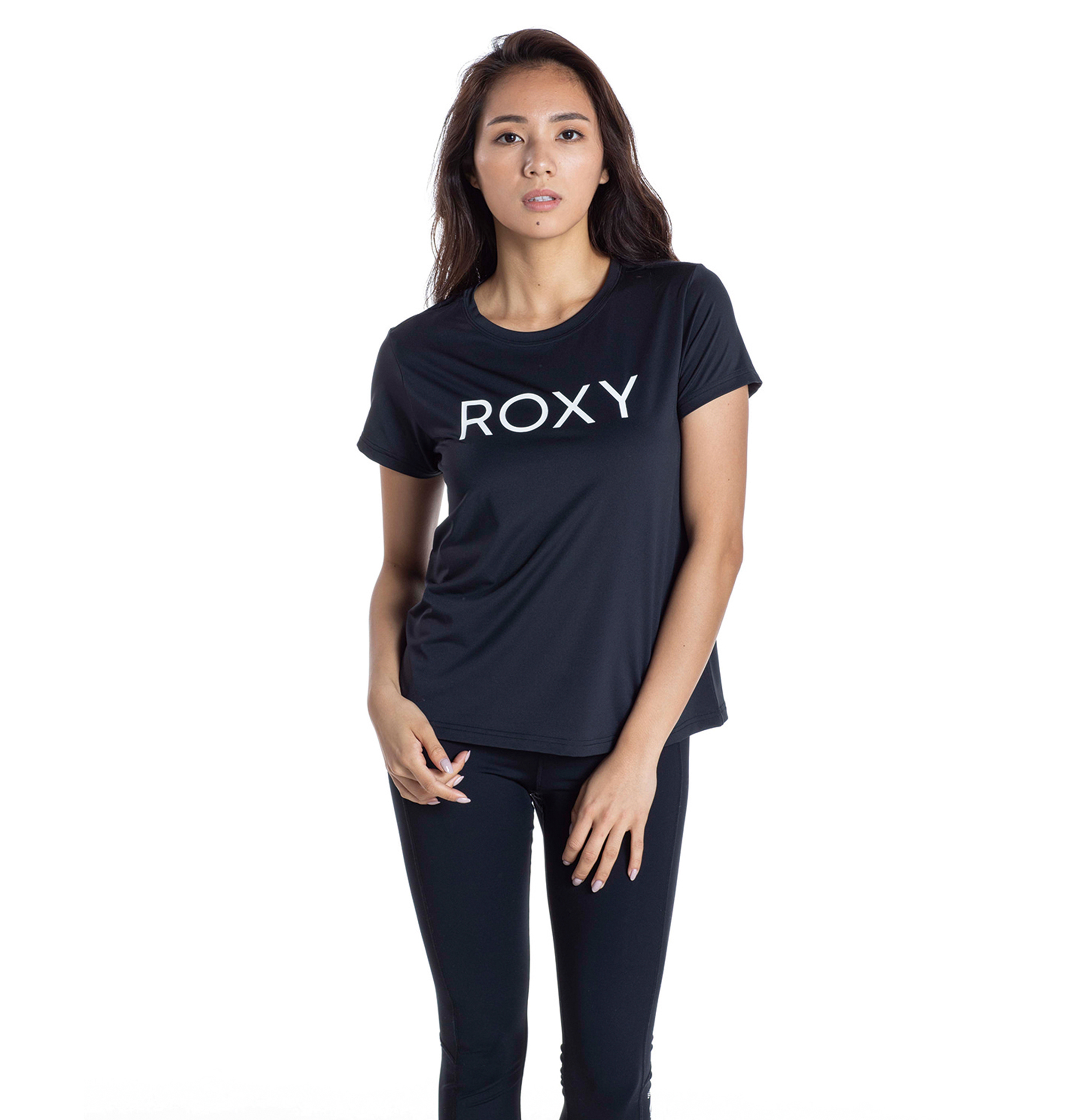 20%OFF！＜Roxy＞ONESELF フロントに配したブランドロゴがポイントのベーシックなシルエットの半袖Ｔシャツ