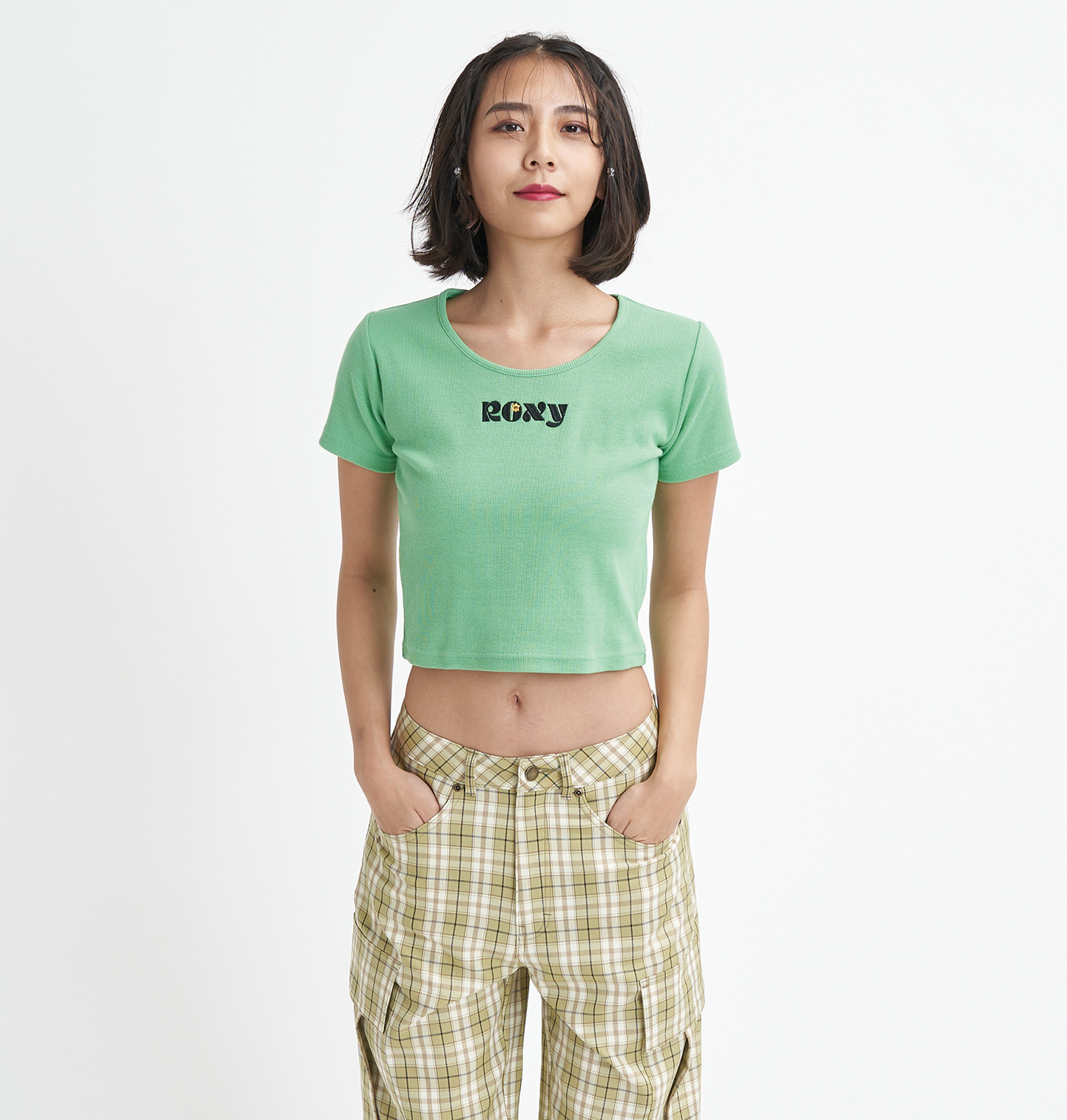 30%OFF セール SALE Roxy ロキシー PETIT TEE リブ カットソー Tシャツ ティーシャツ