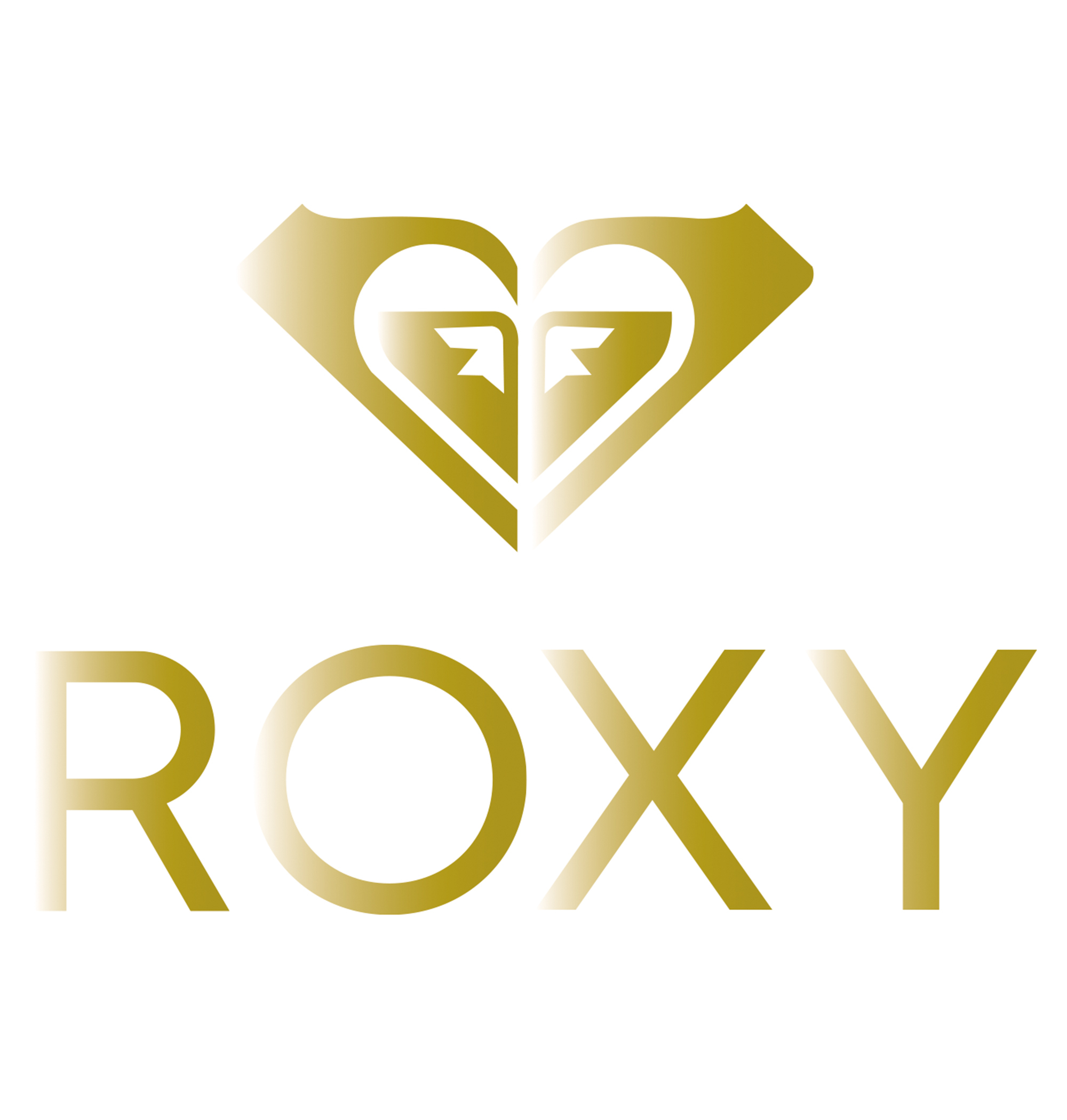 ROXY-A アクティブなROXYファンの目印になるブランドロゴステッカー